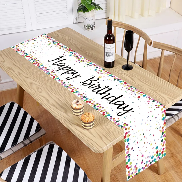 Black%20Gold%20Birthday%20Table%20Runner%20Table%20Cover%20Happy%20Birthday%20Party%20Decorations%20For%20Kids%20Adults%20Home%201st%20Bithday%20Table%20Decor%20-%20Image%206