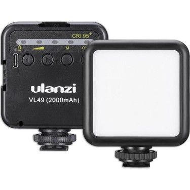 Ulanzi VL49 Mini LED Video Light 6W with 2000mAh Rechargeable Battery