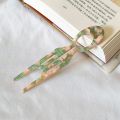 Trendy Hair Sticks New Creative Design Fashion Geometric U-Shaped Hair Stick Retro Acetate Hairpins Tortoiseshell for Woman Girl.
