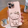 HelloKitty Makeup Mirror Phone Case For Xiaomi Redmi Note 12 Turbo 12S 11 Pro Plus 11S 10 10S 9S 9 8 7 12C 10C 10X 9A 9C Cover. 