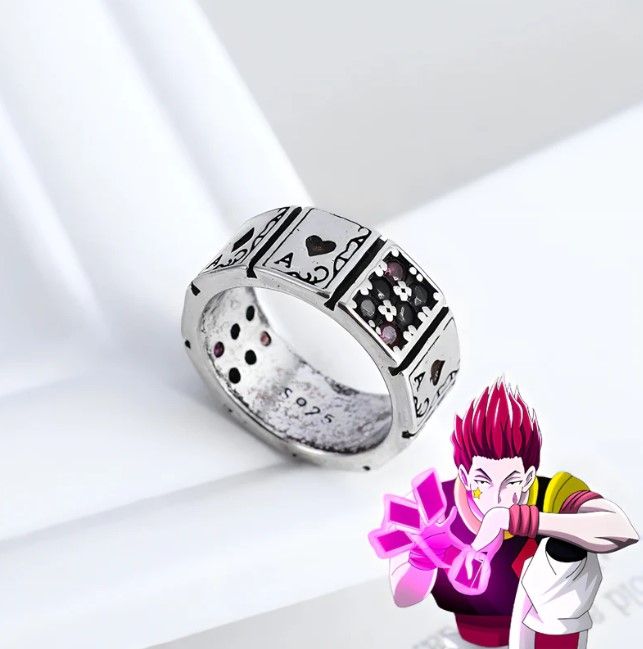 Hunter%20X%20Hunter%20Hisoka%20Joker%20Anime%20Adjustable%20Size%20S925%20Stainless%20Steel%20Rings%20For%20Men%20-%20Image%208