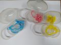 Silica gel children's pacifier, protective storage box, chain BABY Chain CHUSNI / Teether CN -1pcs. 