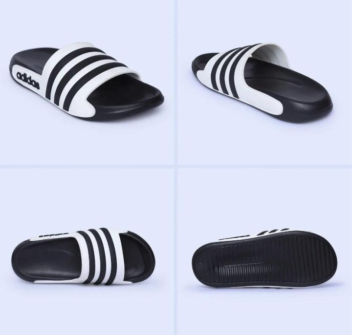 Men%E2%80%99s%20Adidas-PUMA%20Style%20Black%20&%20White%20Slide%20Slippers%20%E2%80%93%20Lightweight,%20CoMen%E2%80%99s%20Black%20&%20White%20Striped%20Casual%20Slides%20%E2%80%93%20-%20Image%206