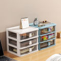 Transparent Desk Organizer Drawer Cute Plastic Clear Organizing Boxes Stationery Storage Box Container for Home School Office.