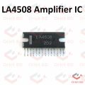 IC LA4508 LA 4508 Audio Power Amplifier LA4508 8.5W 9V 12V ZIP 14 Pin Dual 2 Channels Stereo Audio Board Amplifier IC LA 4508 Electrical Circuitry & Parts.