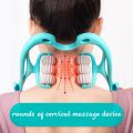 Neck Massager Therapy Neck Shoulder Trigger Point Roller Neck Back Cervical Spine Pain Relief For Hand/Waist/Legs Massage Tools. 