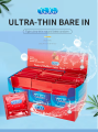 GJG Strawberry Flavored Latex s Ultra-Thin & Delay Type Spot Sample Extension Granular condom - 3Pis Pack. 