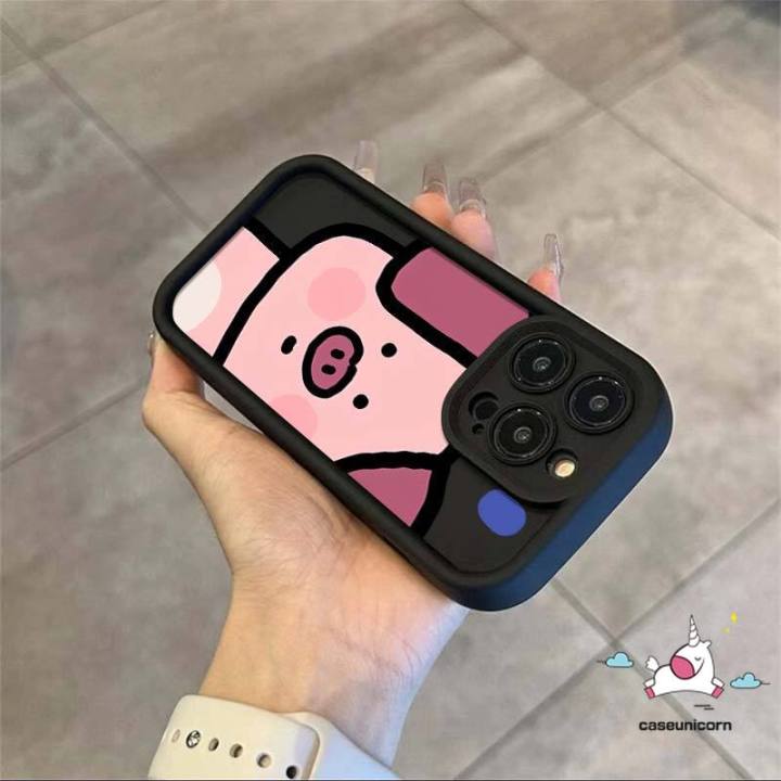 Cartoon%20Cute%20Pig%20Lovely%20Angel%20Eyes%20Case%20Compatible%20for%20IPhone%207Plus%20XR%20XS%20X%20Max%2011%2015%2014%2013%2012%20Pro%20Max%207%2015%206%208%206S%20Plus%20SE%202020%20Couples%20Shockproof%20Soft%20Back%20Phone%20Cover%20-%20Image%204