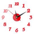Art Decal Wall Sticker Creative Nordic Wall Clock Fashion Needle Livingroom Decorative Clock Simple Home Acrylic Wall Clock DIY Stereo Silent Digital Clock. 