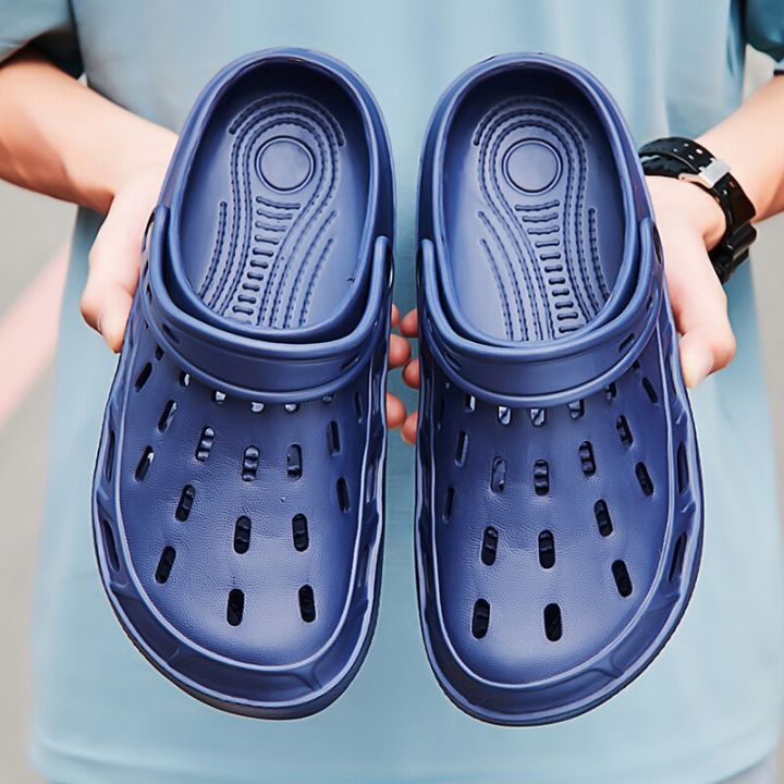 Summer%20Men%20Sandals%20Platform%20Clogs%20Beach%20Slippers%20Men%20Shoes%20Aqua%20Breathable%20Hollow%20Out%20Garden%20Slippers%20Foam%20Runners%20blue%20-%20Image%204