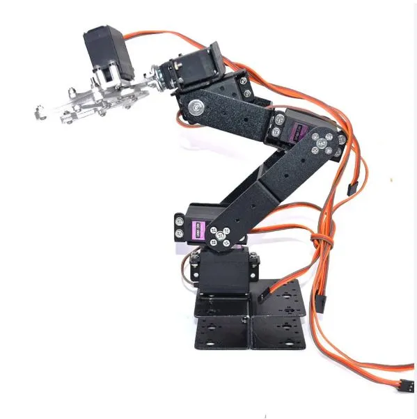 6 DOF Arm Mechanical Robotic ARM With Motor | Daraz.com.bd