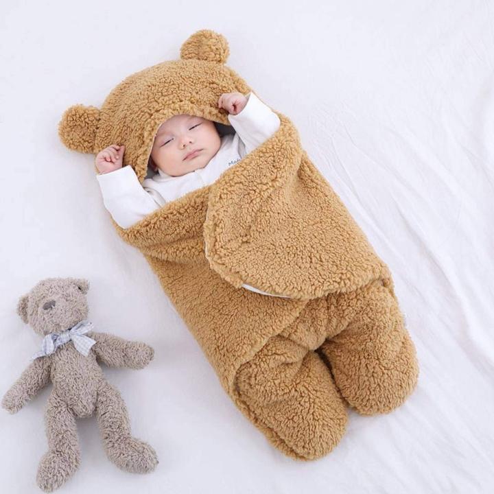 Baby%20Sleeping%20Bag%20Ultra-Soft%20Fluffy%20Fleece%20Newborn%20Receiving%20Blanket...%20-%20Image%202