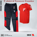 SMUG Stylish T shirt and Trouser Set For men - Soft and Comfortable - Joggers For Men.