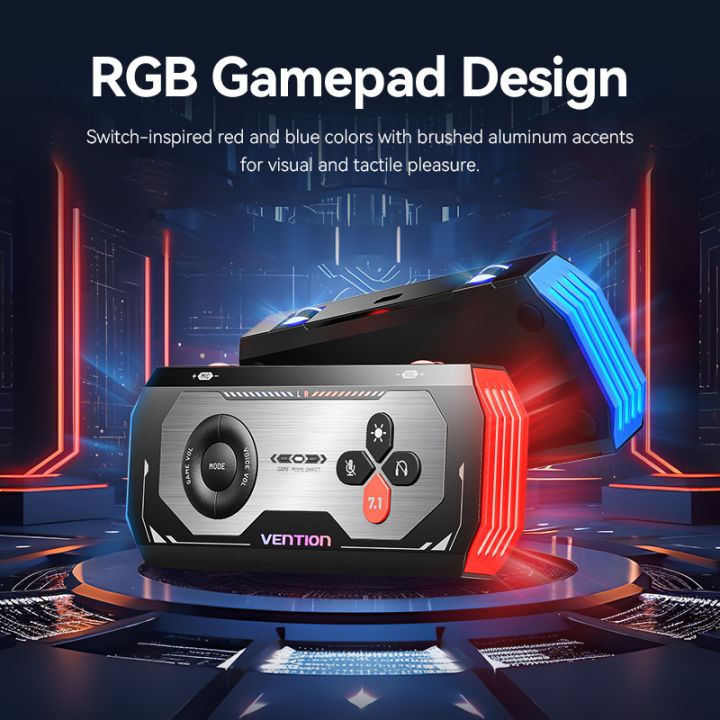 Vention%20Gaming%20USB%20Sound%20Card%20External%20Audio%20Amplifier%20with%20Volume%20Control%20Versatile%20Audio%20for%20PC%20Laptop%20PS4%20PS5%20Earphone%20Headset%20Desktop%20Microphone%20Soundcard%20Adapter%20-%20Image%202