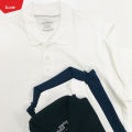 Men's Half Sleeve Solid Organic Cotton Polo T-Shirt From Levin. 