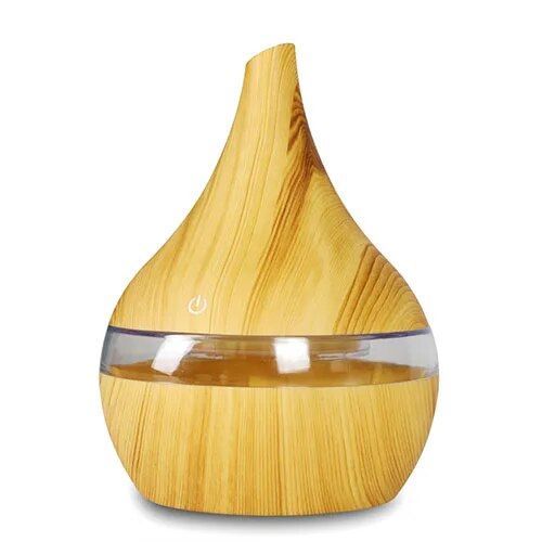 【Daily Necessities For Anyone Store】300ml USB Aroma Essential Oil Diffuser Ultrasonic Cool Mist Humidifier 7 Color Change LED Night Home