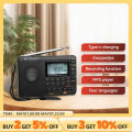 RETEKESS V115 Radio FM AM SW Portable Radios Rechargeable Shortwave Radio Batteries Full Wave USB Recorder Speaker for Elders. 