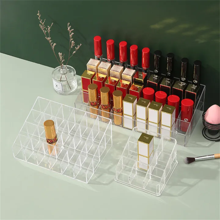 Lipstick%20box%20Sleek%20design%20Transparent%20Grid%20design%20Cosmetics%20organizer%20Plastic%20Storage%20box%20for%20Home%20organization%20Makeup%20storage%20Beauty%20salon%20Professional%20use%20Travel-friendly%20-%20Image%204