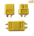 XT60 Connector Pairs - Pack of 5 pairs. 