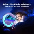 2025 Updated G Shape Google LED Wireless Charging RGB Bluetooth Speaker Clock and Rechargeable Table Lamp.