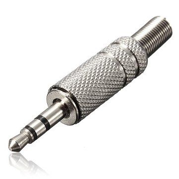 3.5mm%203%20Pole%20Headphone%20Replacement%20Jack%20Male%20Plug%20Soldering%20Connector%202Ps%20-%20Image%203