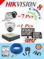 Hikvision 8 Hd Cctv Camera Full Pakage + 17" Monitor. 