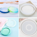 12 Pack Round Silicone Coaster Molds,Clear Epoxy Molds for Casting with Resin,Concrete,Cement and Polymer Clay. 