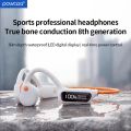 POLVCDG X10 Bone Conduction Bluetooth Headset Digital Display Swimming Waterproof to a Depth of 30 Meters Waterproof Built-in32G.