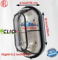 Light Shad Routn Rctangle Ovel lamp Shape Click  Elite Lamp up to  20w Shade. 