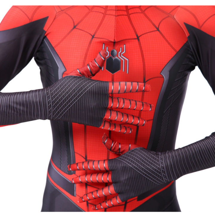 High%20Quality%20Superhero%20Spidermans%20Costume%20Bodysuit%20For%20Kids%20Adult%20Spandex%20Zentai%20Halloween%20Party%20Cosplay%20Jumpsuit%203D%20Style%20-%20Image%204