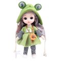 8 points multi-joint replaceable Molly Girls Doll Set 17cm Constant Tide Confused Barbie Doll Toy.