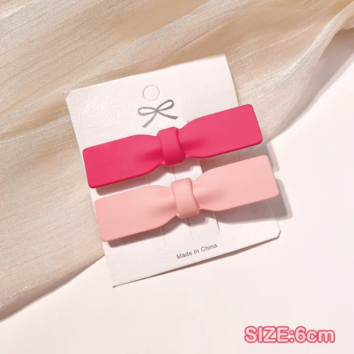 2pcs%20Womens%20Girls%20Jelly%20Color%20Heart%20Acetate%20Hairpins%20Set%20Sweet%20Simple%20Hair%20Clips%20ANLAN%20-%20Image%204