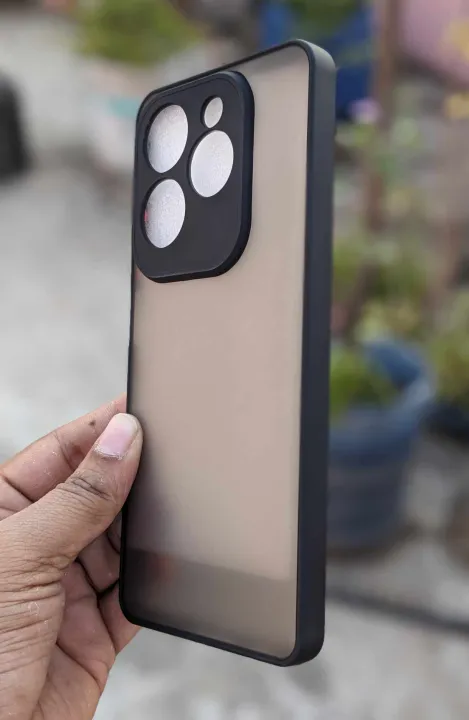Camera%20Protection%20Bumper%20Phone%20Cases%20For%20Infinix%20Hot%2040%20Pro%20Matte%20Translucent%20Shockproof%20Back%20Cover%20-%20Camera%20-%20Phone%20Back%20Cover%20-%20Image%203