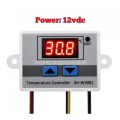 DC 12V XH-W3001 W3001 10A 12V 120W Digital Temperature Controller Display Thermostat Control Sensors Switches & Waterproof 10K NTC Probe. 