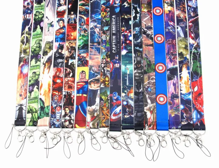 Captain%20United%20States,%20Avengers,%20lanyards,%20ID%20card,%20mobile%20phone%20tag%20lanyard,%20halterneck%20key%20chain,%20lanyard%20-%20Image%202