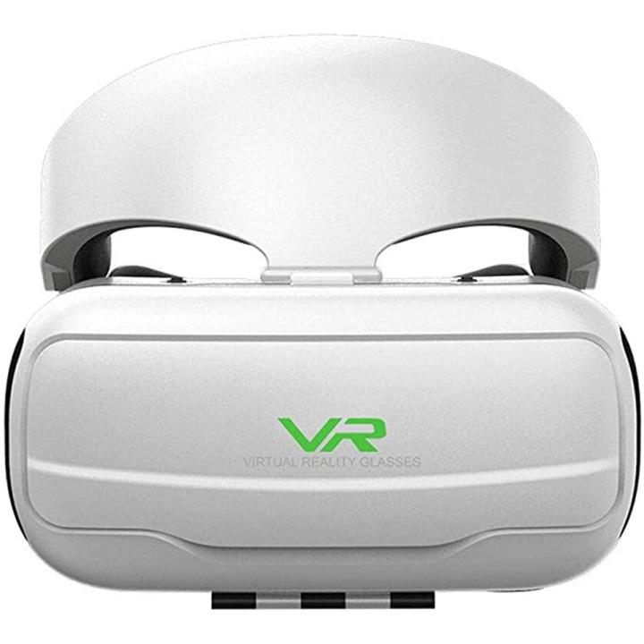Shinecon SC-G02EF Vr glasses mobile phone 3D high definition blue lens virtual reality mirror Virtual Reality Headset 3D Virtual Reality Movies Glasses Compatible for 4.7''-6'' Cell Phone