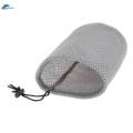 Mesh Drawstring Bag Stuff Storage Sack Carry Case Pouch for Outdoor Travel. 