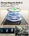 Metal Magnetic Case for iPhone 15 Pro Max 14 13 Z Shape Frameless Design 360° Rotation Kickstand. 