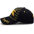 Spring New Ripped Baseball Cap Men's Three-dimensional Embroidery BAT Patch Sun Hat Women's Outdoor Sun Hat.