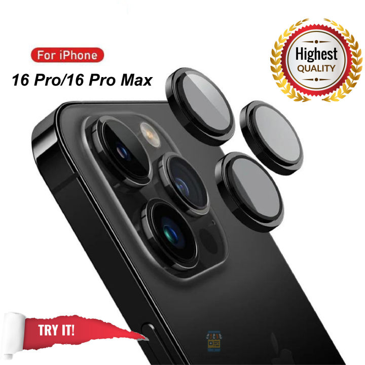 Camera Lens Protector For iPhone 16 Pro Max Waterproof Full Cover Tempered Glass For iphone 16 pro/16 Pro Max Back Lens