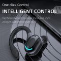 M-F8 Bluetooth 5.2 Wireless Earphone Ear Hook Mini Business Headphone HIFI Bass Noise Cancelling Sports Gaming Earbuds Headset.