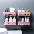 Plastic Bathroom Kitchen Wall Mounted Shelf Storage Shelf, Storage Rack, Shower Shelf Storage Basket, Wall Decor - Oven Cover. 