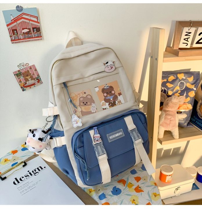 Fengdong%20cute%20school%20bags%20for%20girls%20kawaii%20bookbag%20doll%20college%20student%20black%20rucksack%20teen%20girl%20schoolbag%20fashion%20backpack%20-%20Image%204