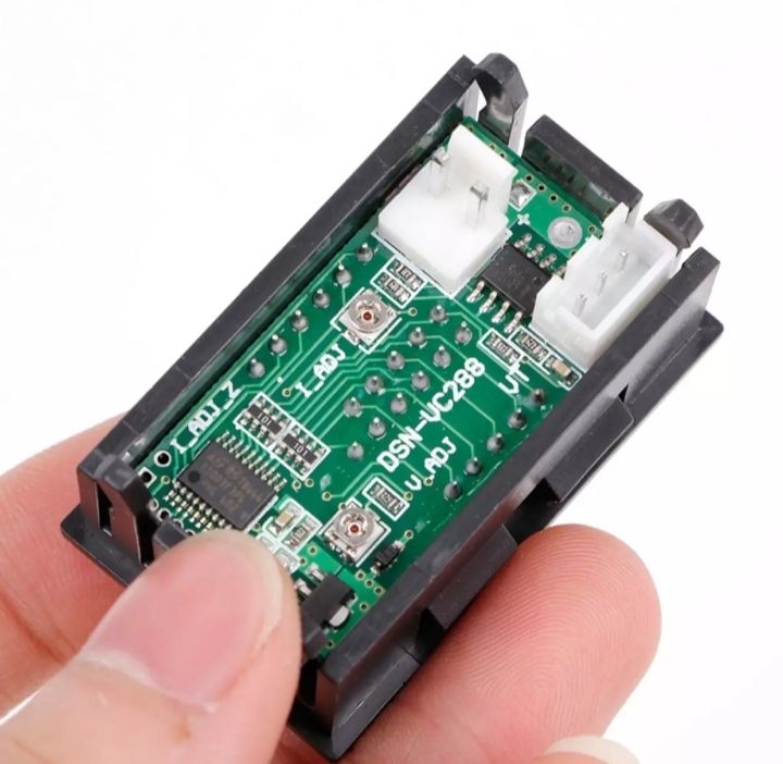 0.56inch%20Mini%20Digital%20Voltmeter%20Ammeter%20DC%20100V%2010A%20Panel%20Amp%20Voltage%20Current%20Meter%20Tester%200.56"%20Blue%20Green%20Dual%20LED%20Display%20-%20Image%203