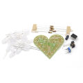 DIY Kit Heart Shape Breathing Lamp Kit DC 4V-6V Breathing LED Suite Red White Blue Green DIY Electronic Production for Learning. 