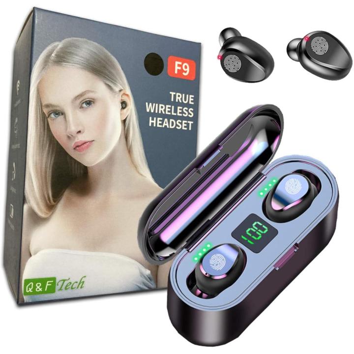 F9 TWS Wireless Bluetooth Earbuds