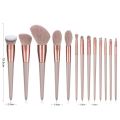 Travel Makeup Brush Set 5pcs Mini Complete Function Cosmetic Brushes Kit / 13 Artificial Fiber Make Up Brush Set Makeup Brushes 13Pcs.