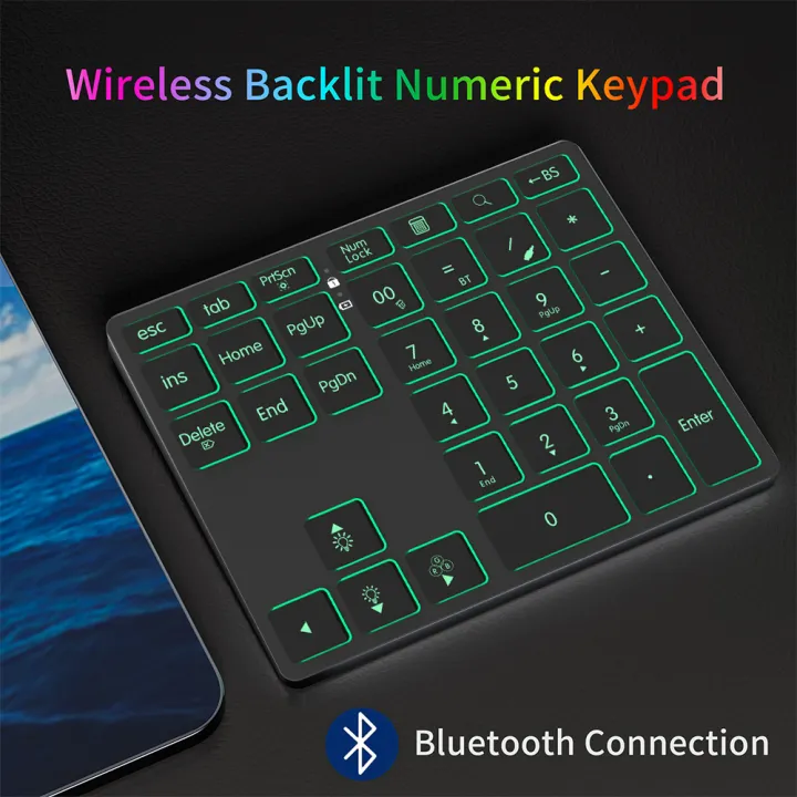 BOW%202.4G%20+%20Bluetooth%20Numeric%20Keypad%20Wireless%20Rechargeable%20Numpad%20Keyboard%20for%20iPad%20Laptop%20Wired%20Number%20Keyboard%20-%20Image%204