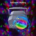 Auoyo DAU-Magic Ball LED Laser Magic Ball Light Party Lights Disco Ball Lights Projection Ambient Lamp Sound Activated LED Strobe Light with Remote Control Stage Strobe Effects for Home Pub Parties.