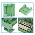 3X DB25 DIN Rail Mount Interface Module Male/Female Connector Breakout Board.